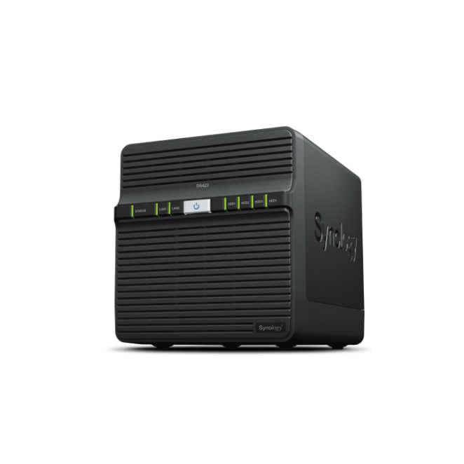 Synology DiskStation DS423 almacenamiento NAS con Realtek y 2 GB DDR4 Synology DiskStation DS423, servidor de almacenamiento NAS con procesador Realtek RTD1619B y 2 GB DDR4, sin discos duros, SKU DS423