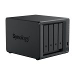 Servidor de almacenamiento NAS Synology DiskStation DS925+ con procesador Ryzen Embedded V1500B, 4 GB de RAM DDR4 y capacidad para 0 TB, SKU: DS925+. De color negro.