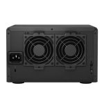 Unidad de almacenamiento Synology DX517, 5 bahías, 0 TB, diseño de escritorio en negro. SKU: DX517
