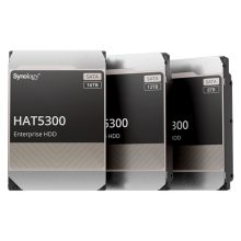 Imagen del disco duro interno Synology HAT5300-16T con 16 TB de capacidad, 7200 RPM, 512 MB de caché y tamaño de 3.5 pulgadas. SKU: HAT5300-16T