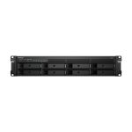 Servidor de almacenamiento NAS Synology RackStation RS1221+ con Ryzen Embedded V1500B, 4 GB DDR4, 0 TB, negro, SKU RS1221+