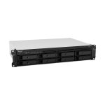 Servidor de almacenamiento NAS Synology RackStation RS1221+ con Ryzen Embedded V1500B, 4 GB DDR4, 0 TB, negro, SKU RS1221+