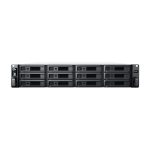 Synology RackStation RS2423+ servidor de almacenamiento NAS en bastidor 2U con procesador Ryzen Embedded V1780B, 8 GB de RAM DDR4 y gestión DiskStation Manager, modelo en color negro y gris, SKU RS2423+