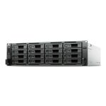 Synology RS2825RP+ 16 Bay NAS for rack mounting, 3U size, with V1780B processor, 8GB DDR4 RAM, and Synology DSM operating system, SKU RS2825RP+.