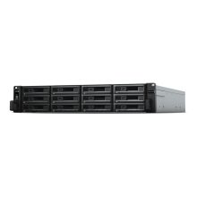 Imagen del Synology RXD1219sas, una unidad de disco múltiple de 0 TB en colores negro y gris. SKU: RXD1219SAS
