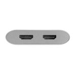 Targus ACA947EU, adaptador gráfico USB de color plata, ideal para ampliar conexiones de manera eficiente.