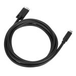 Cable USB Targus de 1,8 metros, conector USB 3.2 Gen 1 USB-C, color negro. SKU ACC1122GLX