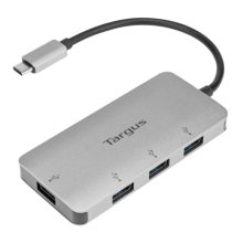 Targus ACH226EU hub de interfaz USB 3.2 Gen 1, Type-C, 5000 Mbit/s, Plata