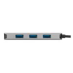 Targus ACH226EU hub de interfaz USB 3.2 Gen 1, Type-C, 5000 Mbit/s, Plata