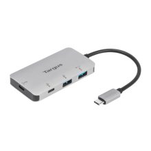 Adaptador USB Targus ACH228 Plata, múltiples puertos USB y diseño elegante - SKU ACH228EU