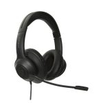 Targus AEH102GL auriculares alámbricos de diadema para llamadas y música con conexión USB tipo A en color negro. SKU: AEH102GL