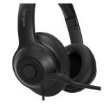 Targus AEH102GL auriculares alámbricos de diadema para llamadas y música con conexión USB tipo A en color negro. SKU: AEH102GL