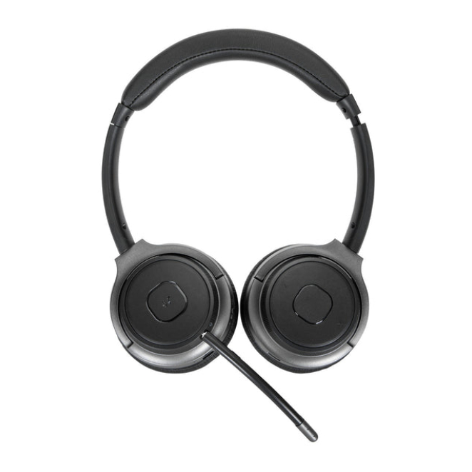 Targus Auriculares AEH104GL con Conectividad Dual y Diadema Auriculares Targus AEH104GL inalámbricos y alámbricos con diadema para llamadas y música, conectividad USB Tipo C y Bluetooth en color negro. SKU AEH104GL