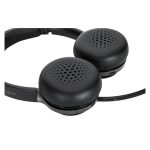 Auriculares Targus AEH104GL inalámbricos y alámbricos con diadema para llamadas y música, conectividad USB Tipo C y Bluetooth en color negro. SKU AEH104GL
