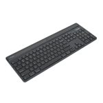 Teclado Targus EcoSmart Universal Bluetooth, disposición QWERTY en Español, color negro, SKU: AKB868ES