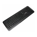 Targus AKM610UK teclado inalámbrico RF universal con ratón incluido y diseño QWERTY en inglés, color negro