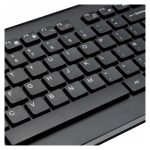 Targus AKM610UK teclado inalámbrico RF universal con ratón incluido y diseño QWERTY en inglés, color negro