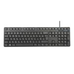 Targus AKM622ES teclado con ratón incluido, conexión USB, disposición QWERTY en español y color negro