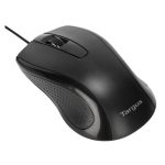 Ratón óptico Targus AMU81AMGL con conexión USB A, 1000 DPI, diseño ambidextro para oficina