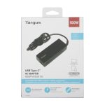 Adaptador e inversor de corriente Targus APA108EU con potencia de 100W, ideal para uso interior y en color negro