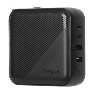 Targus APA109GL cargador de dispositivo móvil universal en color negro, corriente alterna, carga rápida para uso interior