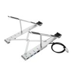 Targus AWU100005GL soporte para ordenador portátil en color plata, compatible con portátiles de 15.6 pulgadas