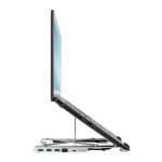 Targus AWU100005GL soporte para ordenador portátil en color plata, compatible con portátiles de 15.6 pulgadas