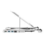 Targus AWU100005GL soporte para ordenador portátil en color plata, compatible con portátiles de 15.6 pulgadas