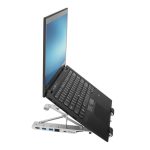 Targus AWU100005GL soporte para ordenador portátil en color plata, compatible con portátiles de 15.6 pulgadas