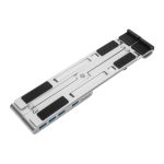 Soporte para ordenador portátil Targus modelo AWU100205GL, de color plata, compatible con equipos de hasta 15.6 pulgadas.