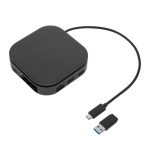 Targus DOCK116GLZ base para portátil y replicador de puertos alámbrico, USB 3.2 Gen 2 (3.1 Gen 2) Type-C en color negro, SKU DOCK116GLZ