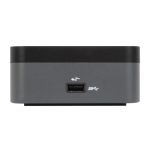 Base para portátil y replicador de puertos Targus en color negro, modelo DOCK570EUZ, conexión alámbrica