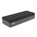 Base para portátil y replicador de puertos Targus en color negro, modelo DOCK570EUZ, conexión alámbrica