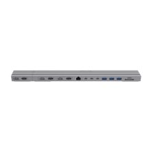 Hub USB-C Targus HyperDrive 4K con 2 puertos USB 3.2 Gen 2, color plata, SKU HD156-GL