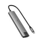 Base para portátil Targus HD22H en color gris, incluye replicador de puertos USB Tipo C. SKU: HD22H.