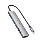 Base para portátil Targus HD22H en color gris, incluye replicador de puertos USB Tipo C. SKU: HD22H.