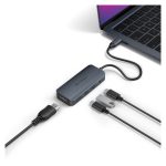 Adaptador USB Tipo C Targus HyperDrive Next en color azul, modelo HD4001GL, ideal para conectar múltiples dispositivos.