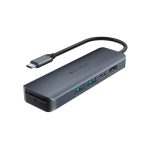 Adaptador Targus HyperDrive HD4002GL con puerto USB Tipo C en color negro, ideal para conexión rápida y eficiente