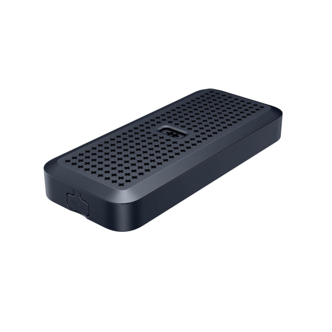 Targus HyperDrive SSD Caja externa con conexión rápida Targus HyperDrive Next Caja externa para unidad de estado sólido (SSD) color negro. SKU: HD5001GL. Perfecta para mejorar el almacenamiento portátil.