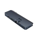 Adaptador USB Targus HyperDrive Tipo C Azul, modelo HD575BUGL, ideal para transferencia de datos rápida y eficiente.