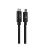 Cable HYPER HyperDrive Next USB4 Gen 3x2 de 1,2 metros, USB C, en color negro. SKU: HD6500BKGL