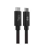 Cable HYPER HyperDrive Next USB4 Gen 3x2 de 1,2 metros, USB C, en color negro. SKU: HD6500BKGL