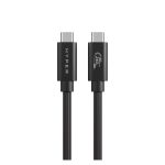 Cable HYPER HyperDrive Next USB4 Gen 3x2 de 1,2 metros, USB C, en color negro. SKU: HD6500BKGL