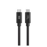 Cable HYPER HyperDrive Next USB4 Gen 3x2 de 1,2 metros, USB C, en color negro. SKU: HD6500BKGL