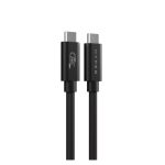 Cable HYPER HyperDrive Next USB4 Gen 3x2 de 1,2 metros, USB C, en color negro. SKU: HD6500BKGL