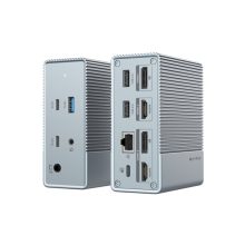 Targus HDG212B-GL base para portátil y replicador de puertos alámbrico USB 3.2 Gen 1 Type-C gris, SKU HDG212B-GL