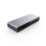 Targus base para portátil y replicador de puertos con acoplamiento Thunderbolt 4 en color gris, modelo HDTB4D-EU