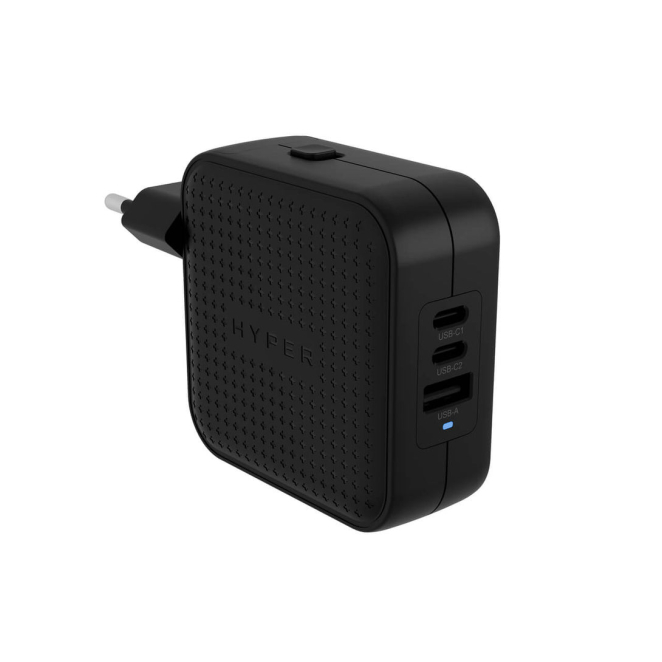 HYPER HJ1003BKWWGL cargador de dispositivo móvil Portátil, Smartphone, Tableta Negro Corriente alterna Carga rápida Interior 1 HYPER HJ1003BKWWGL cargador de dispositivo móvil Portátil, Smartphone, Tableta Negro Corriente alterna Carga rápida Interior