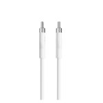 Cable HYPER HyperJuice USB 2.0 de 1,5 metros con conector USB-C en color blanco. SKU: HJ4011WHGL