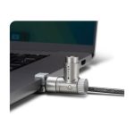 Targus HS5910GL cable antirrobo de 2 metros en color plata, ideal para portátiles. SKU: HS5910GL